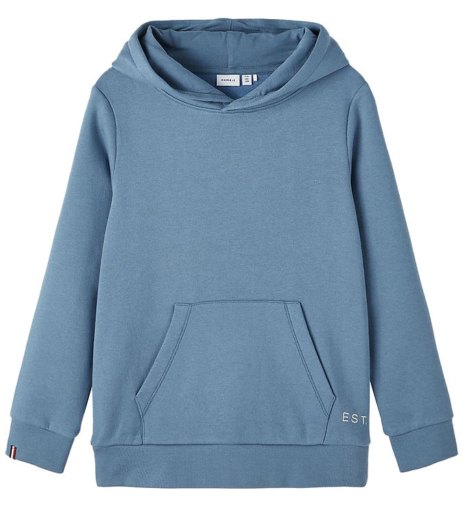 Name It Sweatshirt w. Hood - Noos - NkmMalic - Bluefin