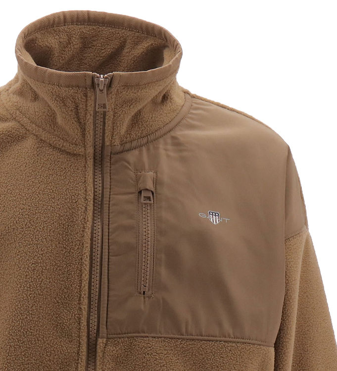 Polo shield sales fleece jacket