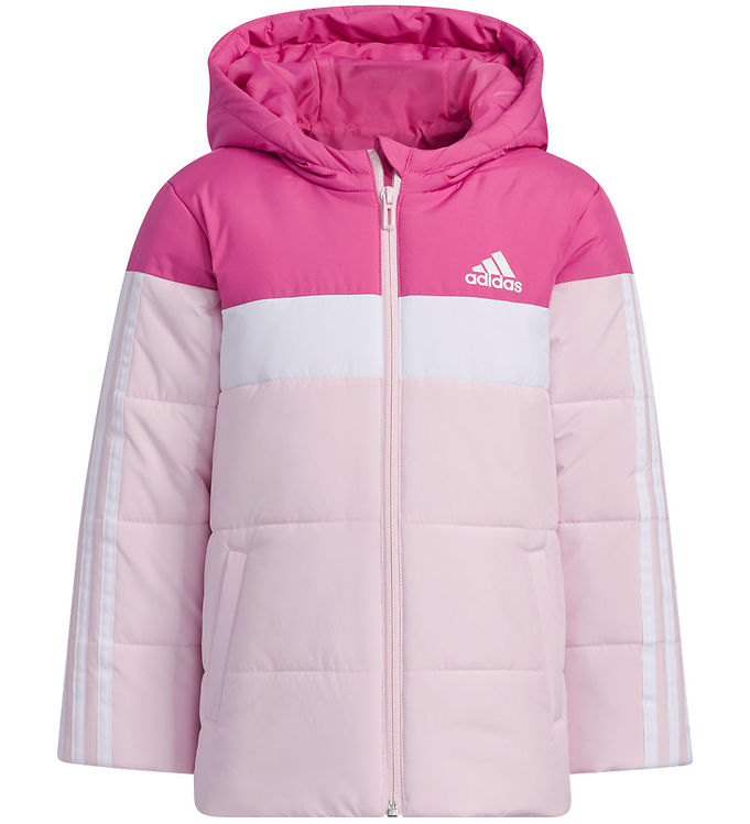 Siësta Geslagen vrachtwagen dictator adidas Performance Gevoerde Jas - LK Pad JKT - Roze/Wit