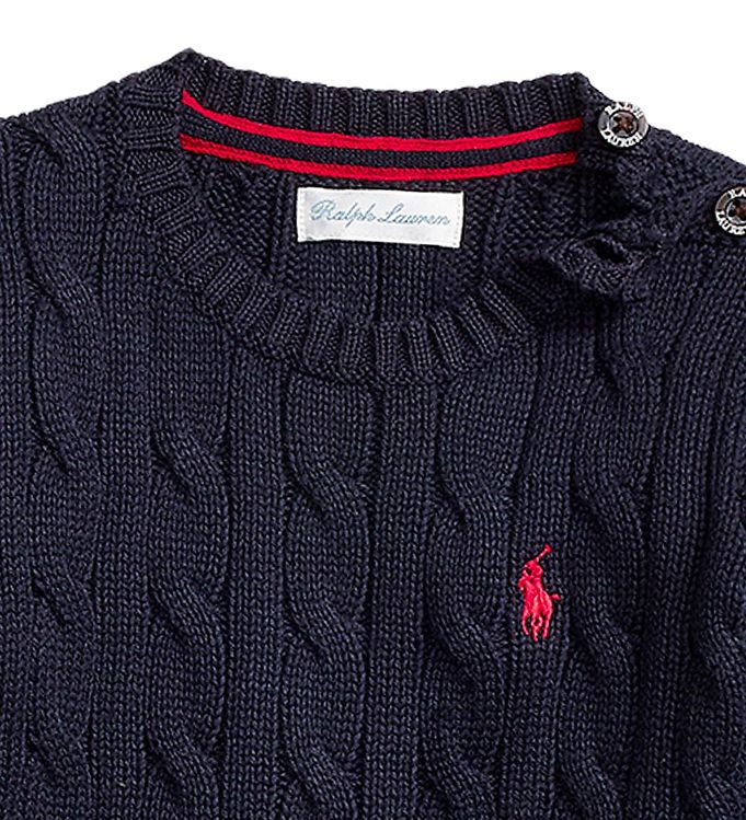 Polo Ralph Lauren Blouse - Knitted - Navy » Prompt Shipping
