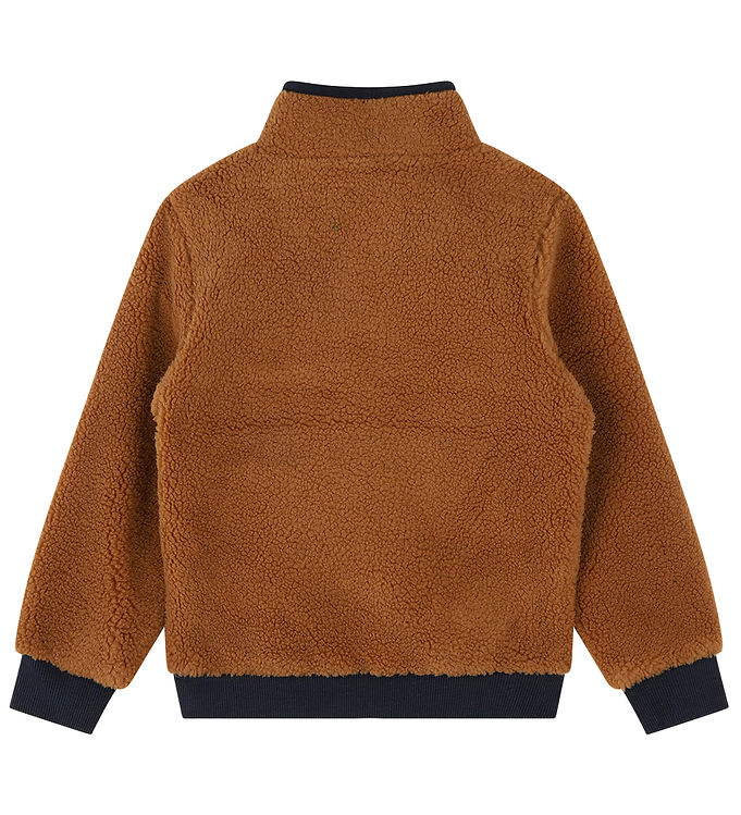 Timberland Fleece Jumper Dark Chocolate Quick Shipping