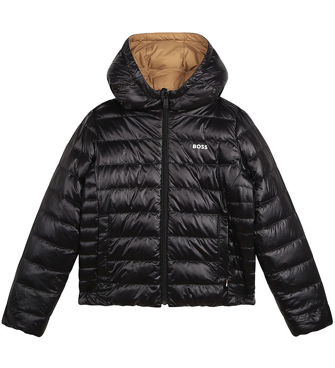 BOSS Down Jacket Reversible Black Always Cheap Shipping
