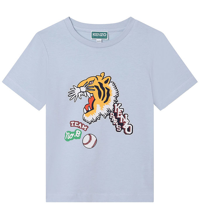 Kenzo T-shirt - Pale Blue w. Tiger » Cheap Shipping