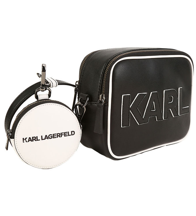 NWT - Woman's Karl Lagerfeld Paris Maybelle Satchel Handbag in Black | eBay