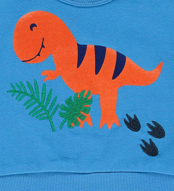 Dinosaur Fast Blue - Shipping World Happy » Freds Sweatshirt -