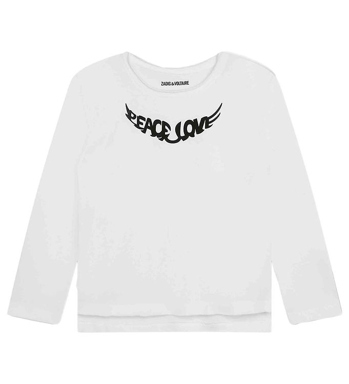 Zadig & Voltaire Tröja Vit M. Svart