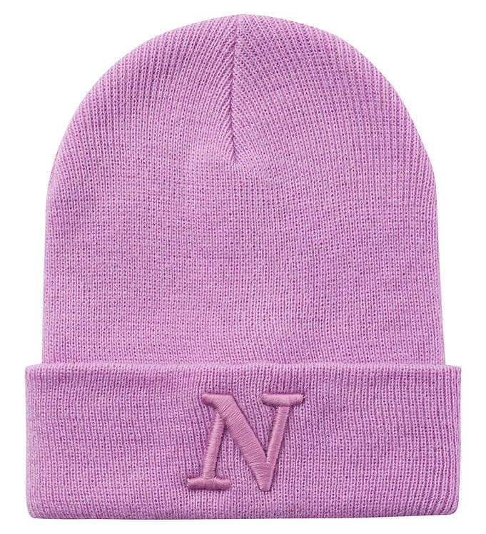 Name It Beanie - Knitted - Noos - NknMalik - Violet Tulle