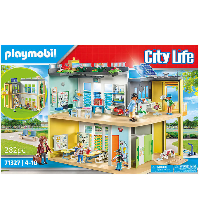 Playmobil City Life - Large School - 282 Parts - 71327