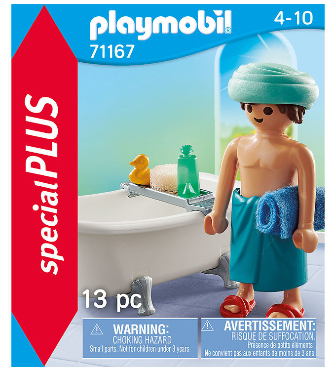 Playmobil Special Plus - Male with Bathtub - 13 Parts - 71167