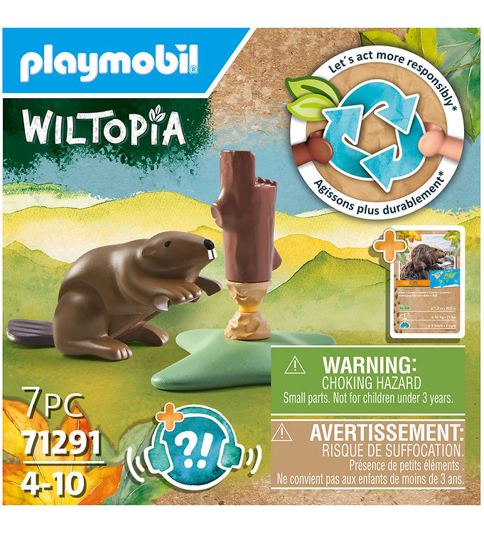 Playmobil Wiltopia - Beaver - 7-Parts - 71291 » Cheap Delivery