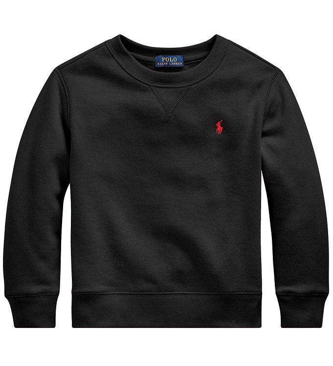 Polo ralph lauren black sweatshirt sale