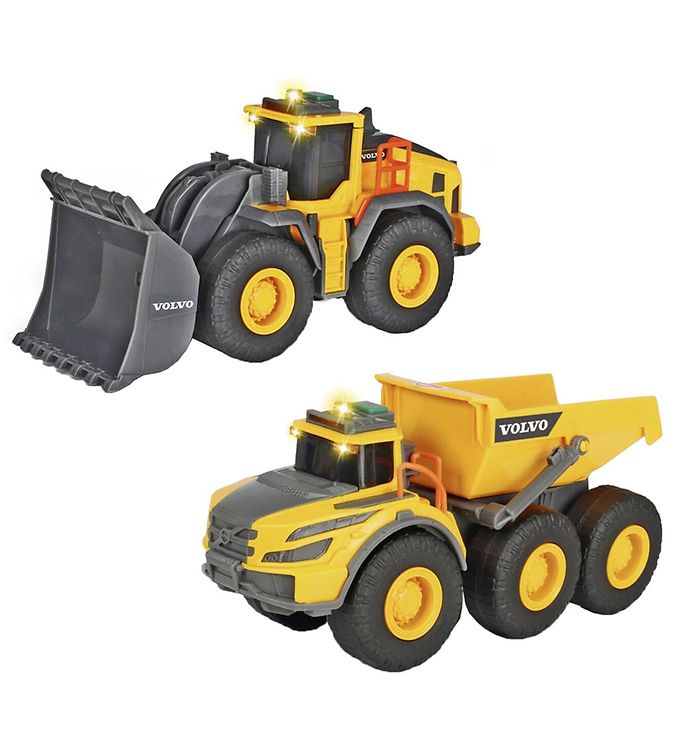 Dickie Toys Véhicules de Chantier-Set - Construction Twinpack