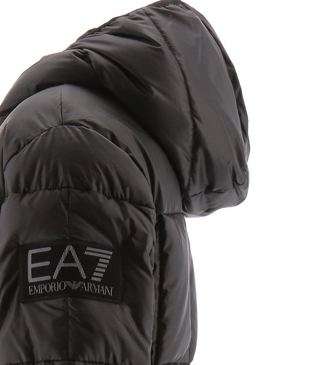 EA7 Down Jacket Bombs Black Prompt Shipping Kids Fashion