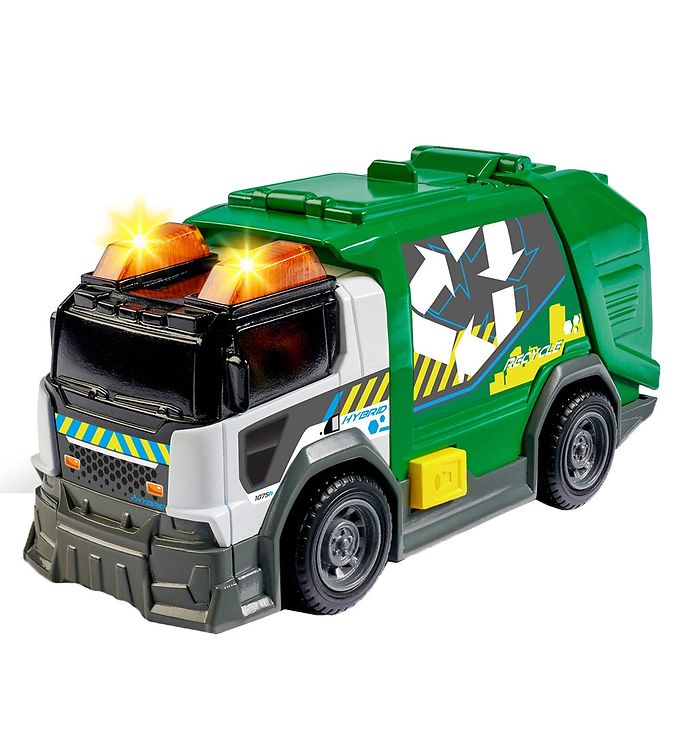Dickie Toys Machine de travail - Camion poubelle - Lumière/Son