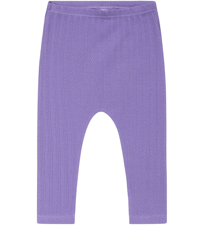 Noa Noa Miniature Leggings Pointelle Rib Dory Aster Purple
