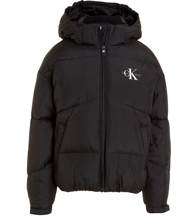 Calvin Klein Vadderad Jacka Ck Short Puffer Svart