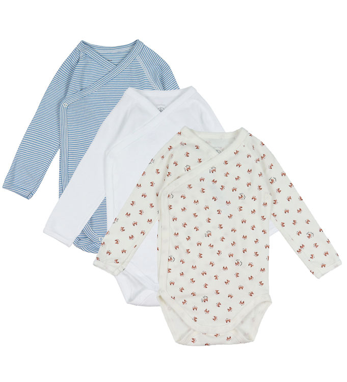 3-Pack Baby Bodies Blue