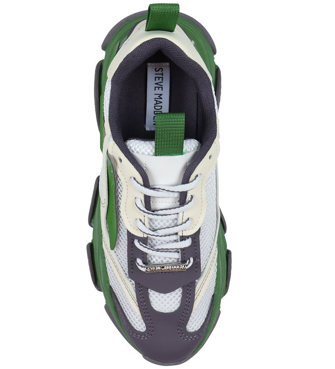 Steve Madden Shoe - Possession - White/Green » Cheap Shipping