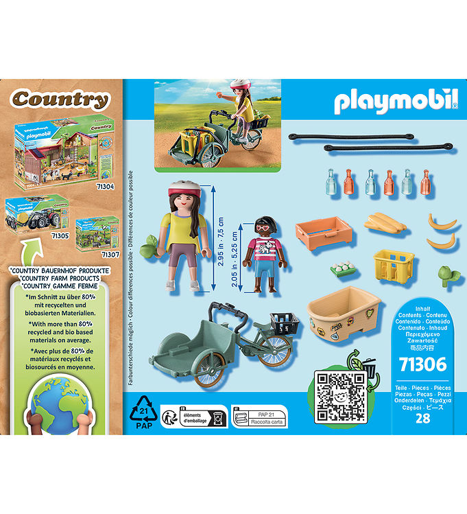 Playmobil City Life - Mère avec enfants - 70284 - 17 Parties