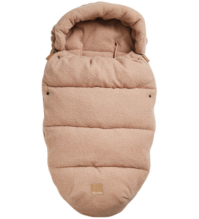 Sleeping bag with feet for baby ideal for winter. Vichy beige