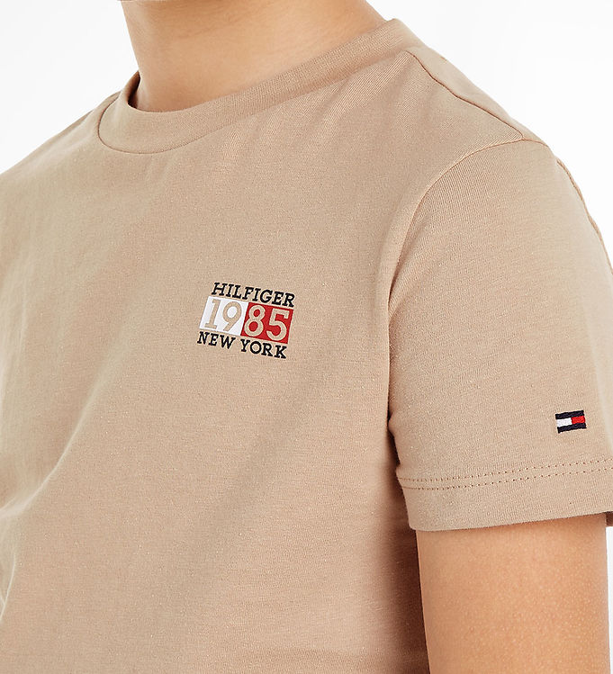 Tommy Hilfiger T-shirt Graphic New - York Merino - Flag
