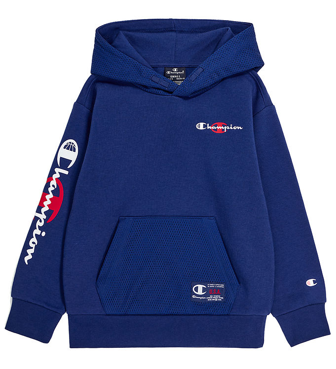 Champion Kapuzenpullover - Blau » 30 Tage Widerrufsrecht | Sweatshirts