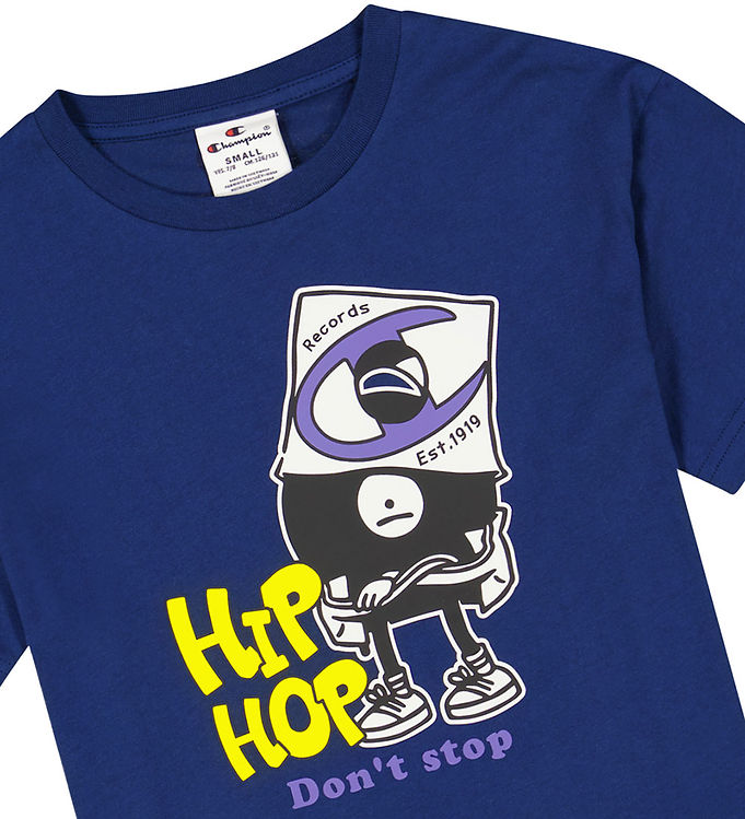 Champion Fashion T-shirt - Crewneck Hop - - Navy Hip