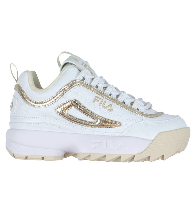 Fila - Disruptor - White/Gold » Prompt Shipping