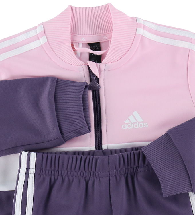 adidas Performance Trainingsanzug - I TIBERIO TS - Pink/Lila/Weiß