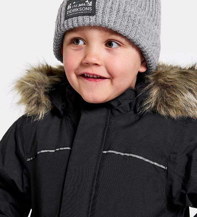 Didriksons Winter Coat - Kure Parka - Black » Quick Shipping