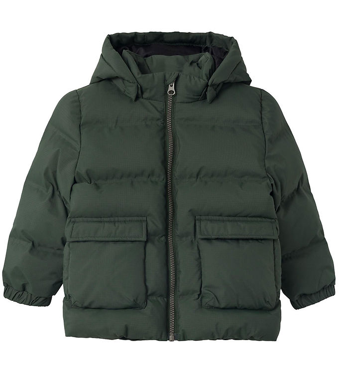 Name It Padded Jacket - NmmMellow - Deep Forest » Cheap Shipping