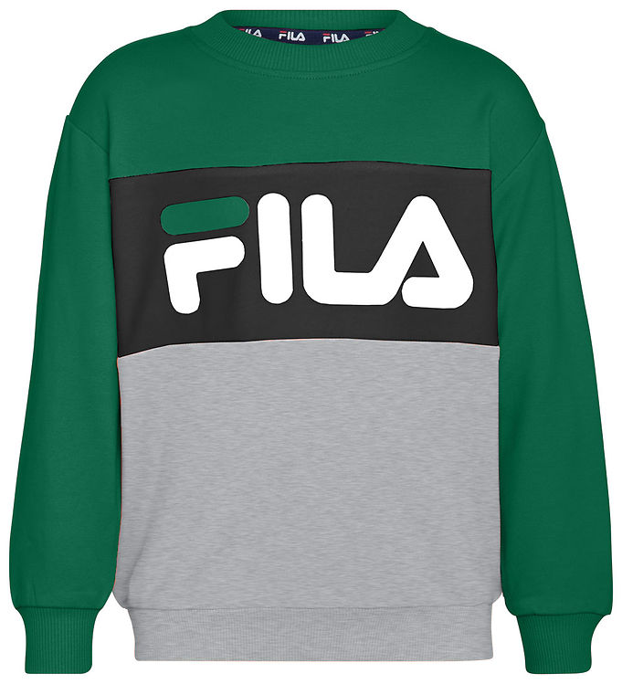 Fila Sweatshirt - Brebel - Light Grey Green/Blac