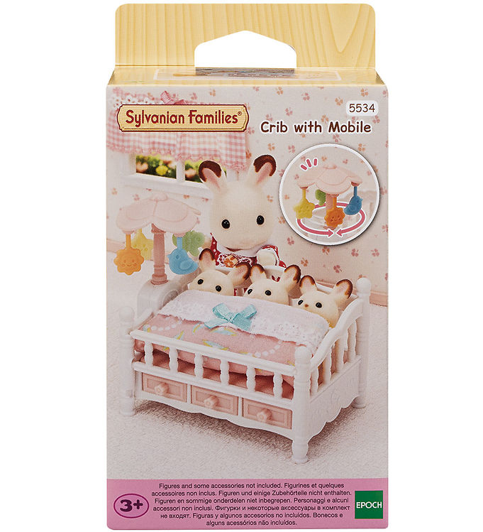 Sylvanian Families - Berceau av. Mobile pour Bébé - 5534