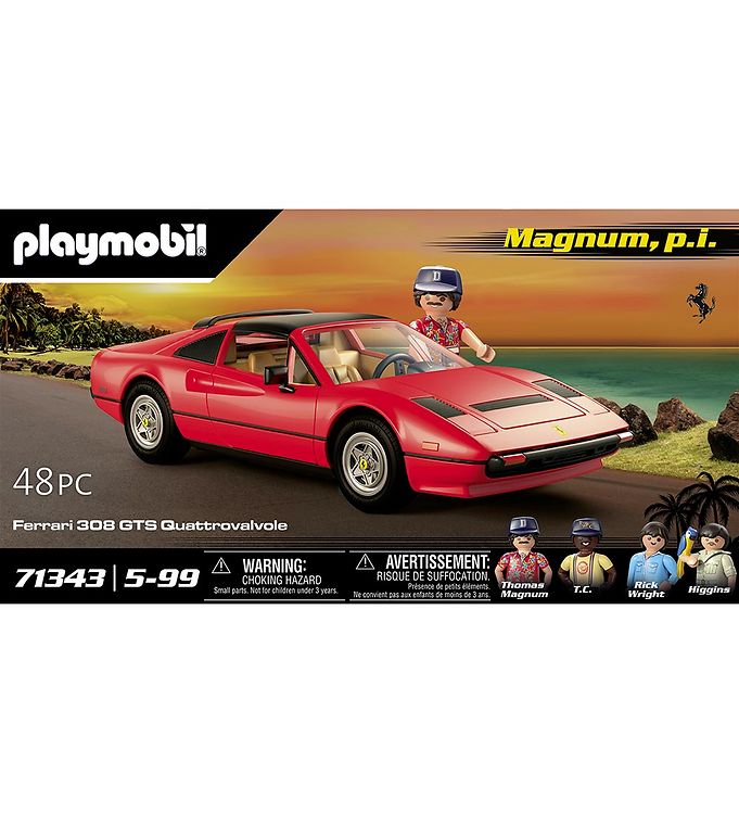 Playmobil - Magnum, p.I. Ferrari 308 GTS Quattrovalvole - 48 Set