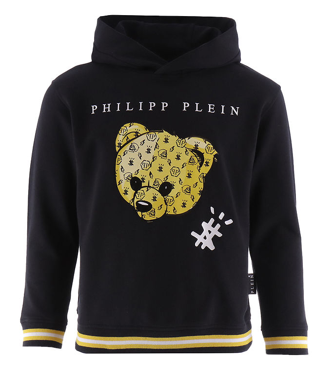 Philipp Plein Hoodie Black Yellow w. Soft Toy KW PL