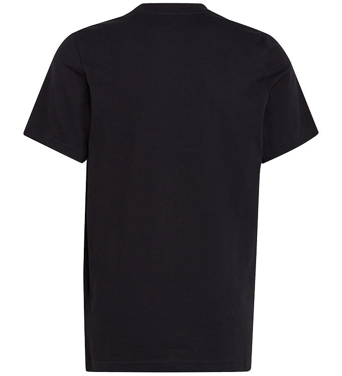 Plain black shop adidas t shirt