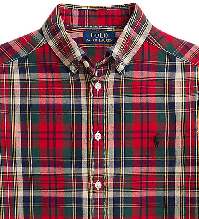 Ralph lauren 2025 check shirt red