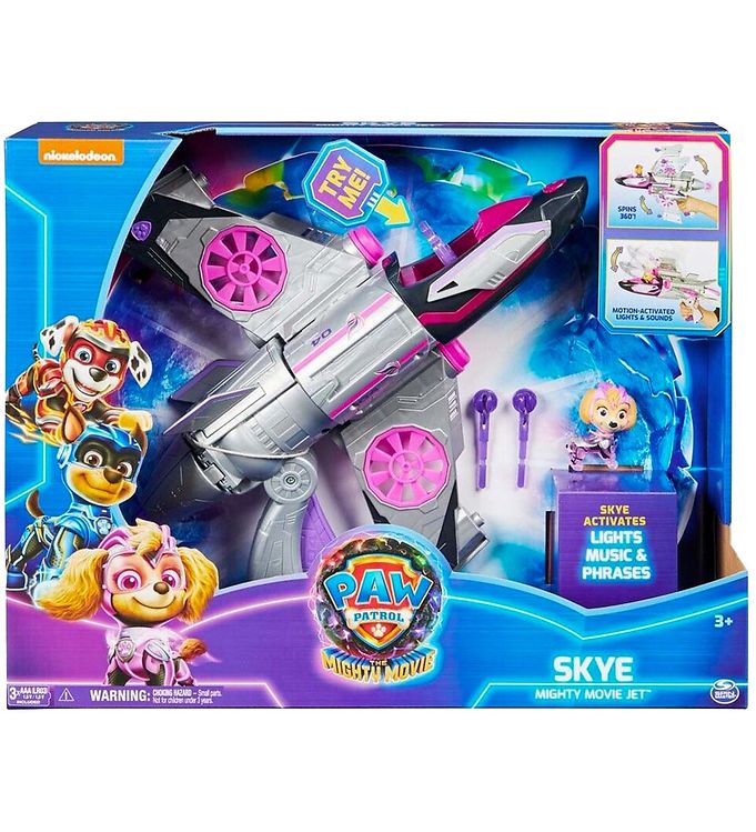 Paw Patrol Toy Plane Movie 2 Skye Feature Jet Kids Fashion