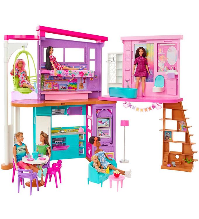 Barbie Maison de Poupées - Vacances Malibu Maison - L : 41 cm