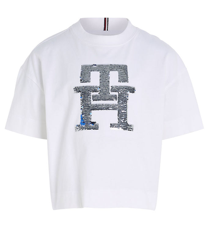 TOMMY HILFIGER - T-shirt donna basic con logo