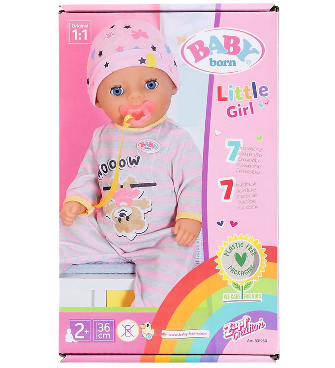 perspektiv Meyella Fascinate Baby Born - Doll w. Accessories - Little Girl » Fast Shipping