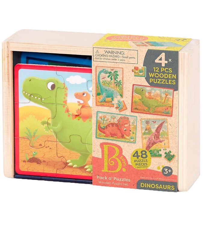 Quercetti Quatre puzzles en bois : les animaux fantastiques