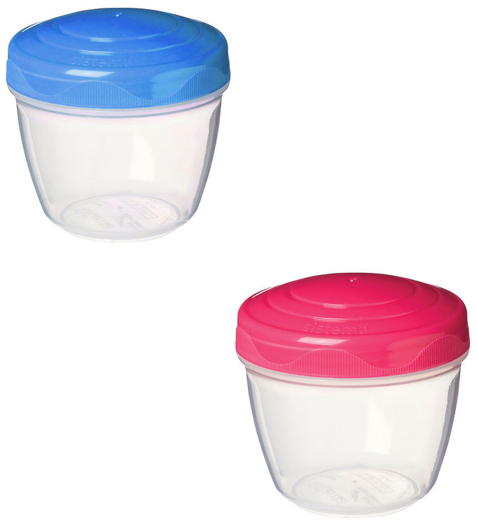 Sistema Containers - Yoghurt 2-Pack - 150 mL - Pink/Blue