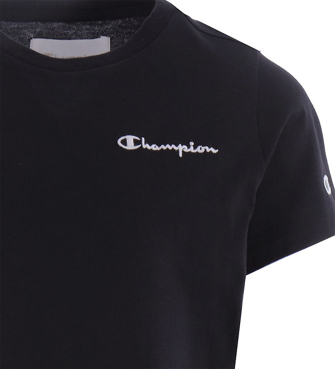 Champion T-shirt - Black » Fast Shipping » Kids Fashion