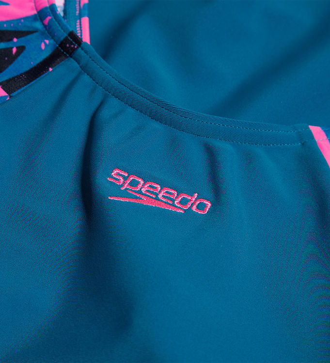 Speedo Badeanzug - HyperBoom SPlice Muscleback - Pink/Green