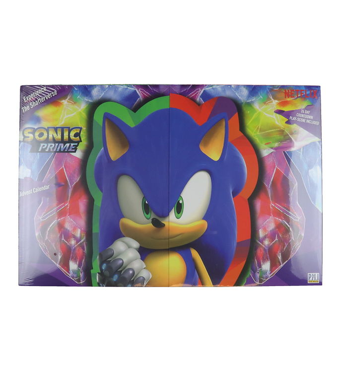  Bandai Sonic Prime Advent Calendar, Sonic The Hedgehog Kids  Advent Calendar 2023 With Figures Stickers And More Based On The Sonic Prime  Netflix Series