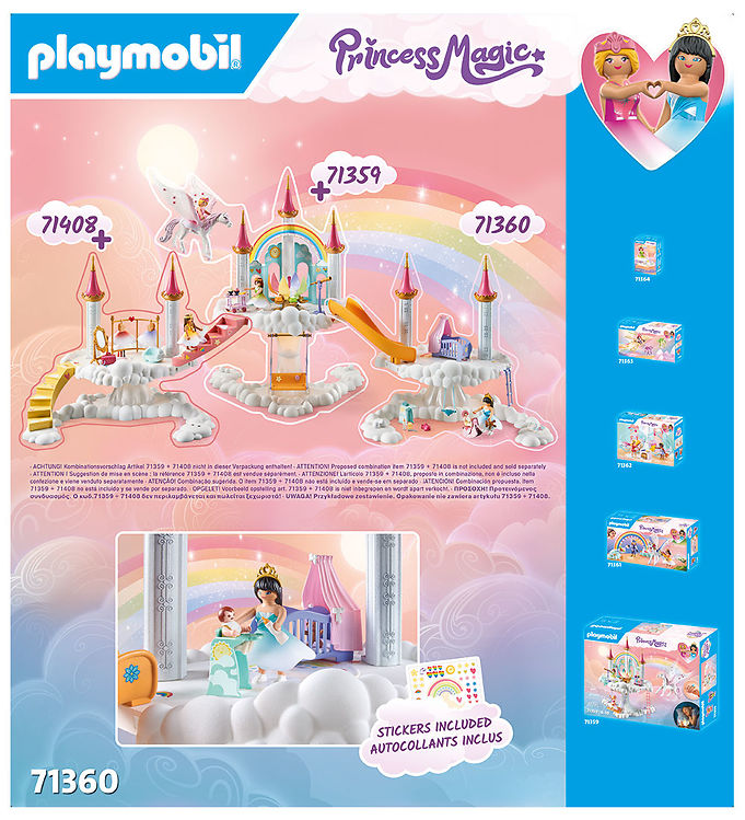 Playmobil Princess Magic: Rainbow Castle in the Clouds 71359