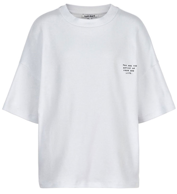 Cost:bart T Shirt Cbsilke Oversize Bright White