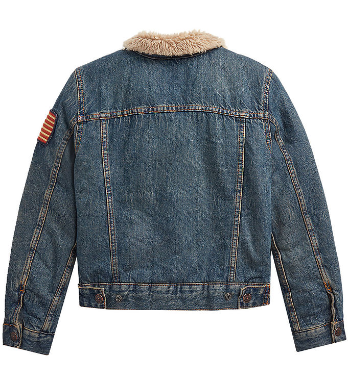 Levi's - Baby Boys Blue Fleece Lined Denim Jacket