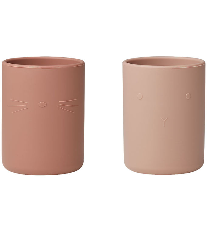 Liewood Silicone Cups - 2-Pack - Rose Mix » New Styles Every Day